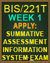 BIS/221T Week 1 Summative Assessment Information Systems Exam